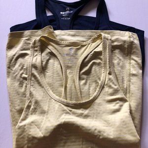 (2) 90 Degree Reflex Yoga Workout Racerback Tank